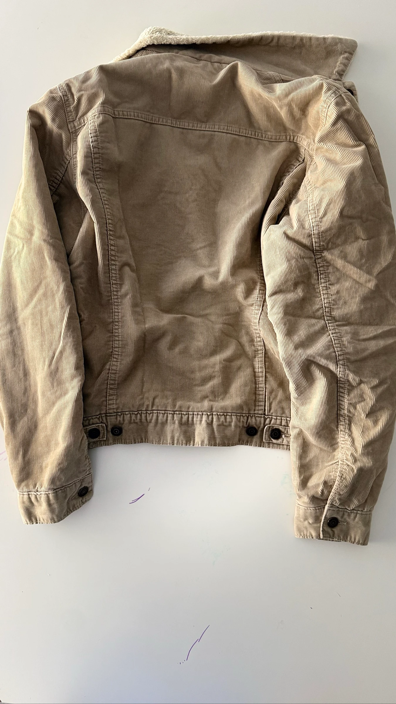Levis Sherpa Trucker Pana Beige Jacket in goede staat • maat L – photo 9